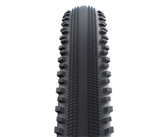 Велосипедная покрышка Schwalbe HURRICANE 27.5x2.00 (50-584), DD, GreenGuard (чёрный, светоотражающая полоса), изображение 3