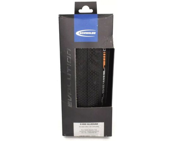 Велосипедная покрышка Schwalbe G-ONE ALLROUND 28x1.50 (40-622), Super Ground, Addix Speedgrip, TLE, складная, Black, Цвет: черный, Ширина: 1.50" (40 мм), изображение 5