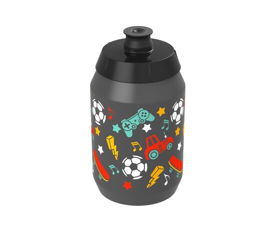 Бутылка для детей Polisport (grey power, серая), Цвет: серый, Объём: 450, изображение 2