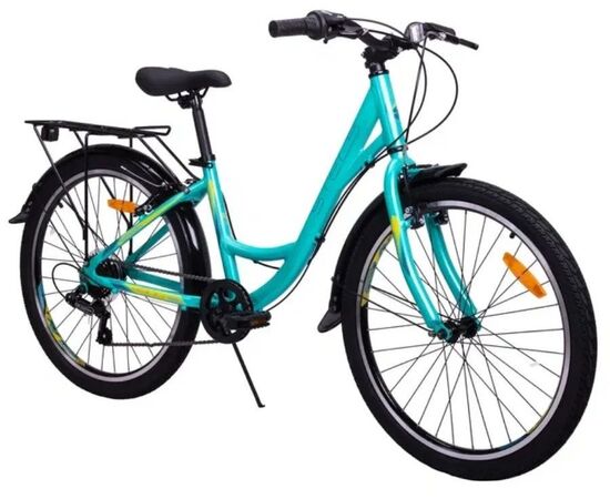 Велосипед Stels Miss 4300 V 24" (мятный), Цвет: бирюзовый, Размер рамы: 14", изображение 2