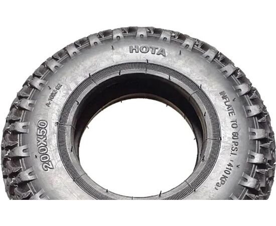 Покрышка HOTA A-1082 200x50 мм (чёрный), изображение 2
