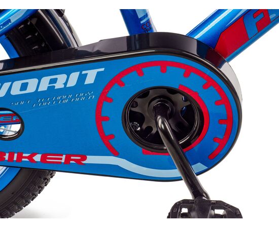 Детский двухколёсный велосипед Favorit BIKER 16" (синий), Цвет: синий, изображение 3
