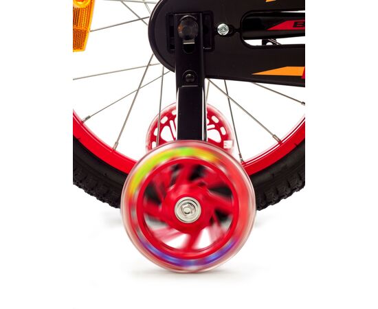 Детский двухколёсный велосипед Favorit BIKER 16" (чёрный/красный), Цвет: красный, изображение 5