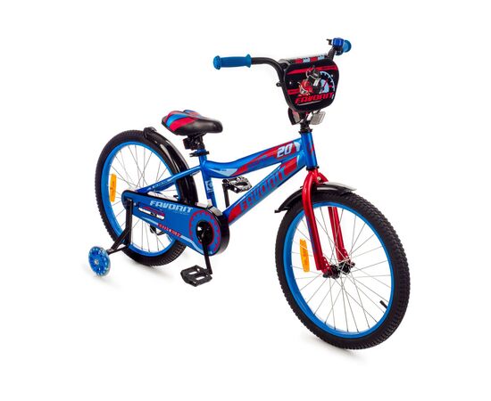 Детский двухколёсный велосипед Favorit BIKER 20" (голубой), Цвет: голубой, изображение 2