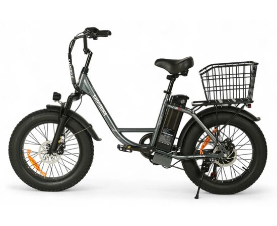 Электровелосипед SameBike FX-500 Fat (серый), изображение 2 Электровелосипед SameBike FX-500 Fat (серый), изображение 2