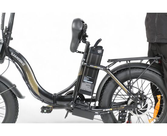 Электровелосипед SameBike City Master Fat (синий), изображение 11