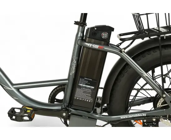 Электровелосипед SameBike FX-500 Fat (серый), изображение 13 Электровелосипед SameBike FX-500 Fat (серый), изображение 13