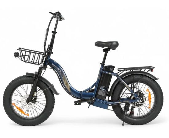 Электровелосипед SameBike City Master Fat (синий), изображение 2