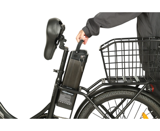 Электровелосипед SameBike City Master (чёрный), изображение 11