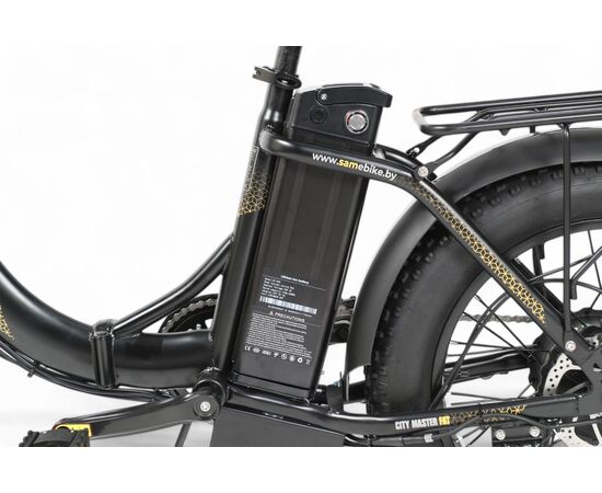 Электровелосипед SameBike City Master Fat (синий), изображение 8