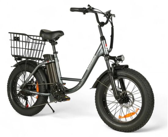 Электровелосипед SameBike FX-500 Fat (серый), изображение 3 Электровелосипед SameBike FX-500 Fat (серый), изображение 3