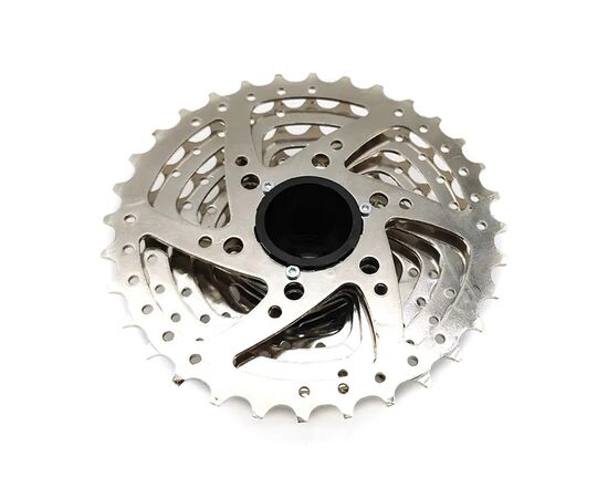 Кассета SunRun CS-M832, 11-32Т, 8 передач, никель, Цвет: серый, Количество зубьев: 11-32, изображение 2