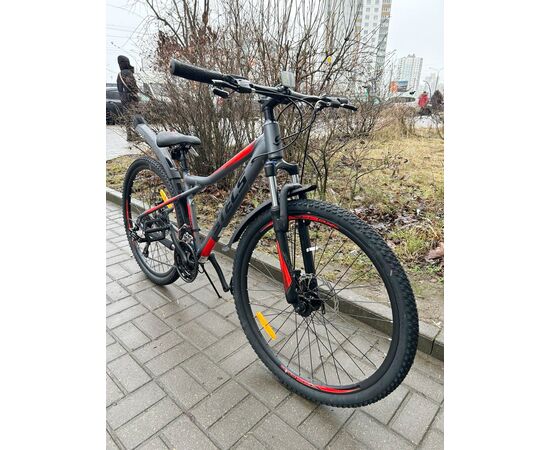 Велосипед Stels Navigator 710 27.5MD (серый/красный), Цвет: красный, Размер рамы: 18", изображение 3