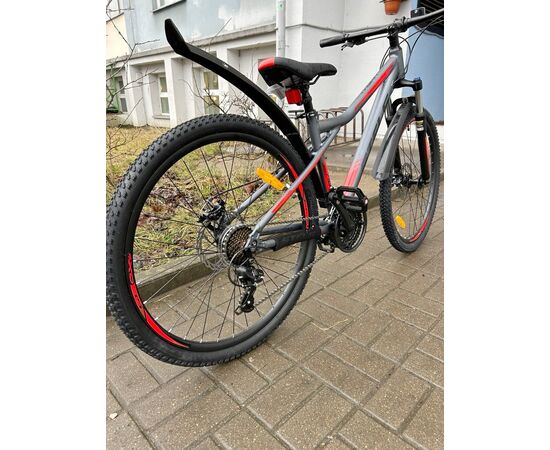 Велосипед Stels Navigator 710 27.5MD (серый/красный), Цвет: красный, Размер рамы: 18", изображение 4