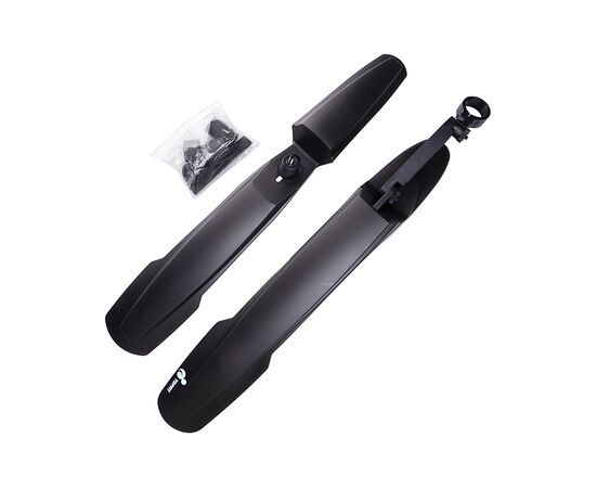 Комплект щитков грязезащитных TopFit TF11-0028 (чёрный), изображение 2