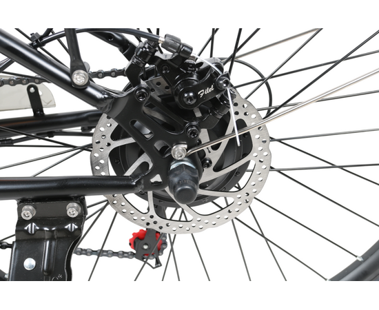 Электровелосипед SameBike VENTURE-350 (чёрно-серебристый), изображение 12