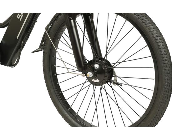 Электровелосипед SameBike Е-ALFA NEW 500-48/13 (чёрный матовый), изображение 6