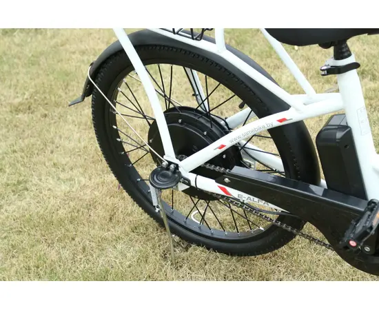 Электровелосипед SameBike Е-ALFA NEW 350-36/10 (белый), Цвет: белый, изображение 6