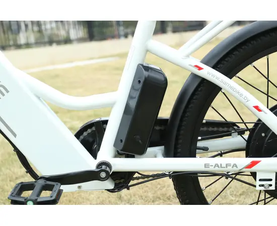 Электровелосипед SameBike Е-ALFA NEW 350-36/10 (белый), Цвет: белый, изображение 13