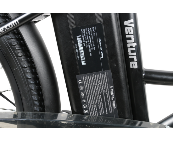 Электровелосипед SameBike VENTURE-350 (чёрно-серебристый), изображение 6