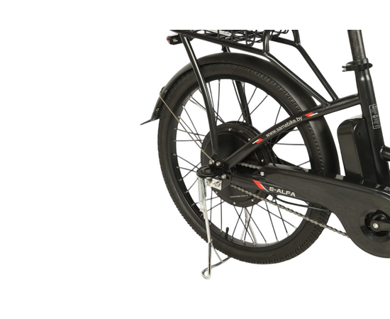 Электровелосипед SameBike Е-ALFA NEW 500-48/13 (чёрный матовый), изображение 5