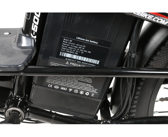 Электровелосипед SameBike RX500 (чёрно-серебристый), изображение 7 Электровелосипед SameBike RX500 (чёрно-серебристый), изображение 7
