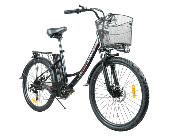 Электровелосипед SameBike VENTURE-350 (чёрно-серебристый), изображение 3