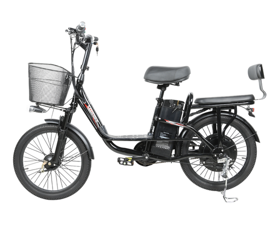 Электровелосипед SameBike RX500 (чёрно-серебристый), изображение 4 Электровелосипед SameBike RX500 (чёрно-серебристый), изображение 4