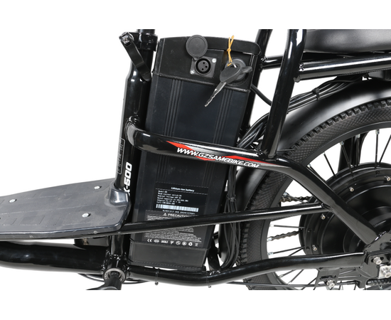 Электровелосипед SameBike RX500 (чёрно-серебристый), изображение 6 Электровелосипед SameBike RX500 (чёрно-серебристый), изображение 6