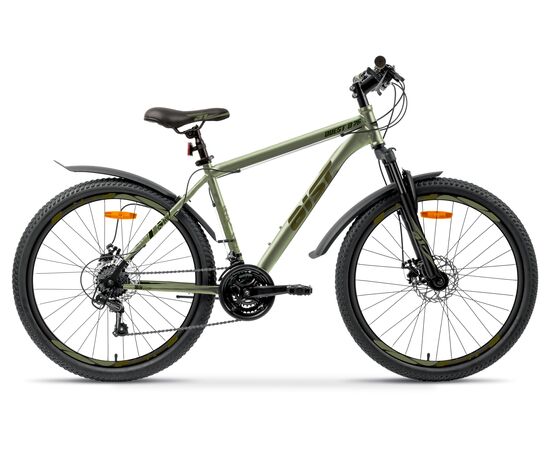 Велосипед AIST Quest Disc 26 (зелёный), Цвет: хаки, Размер рамы: 18"