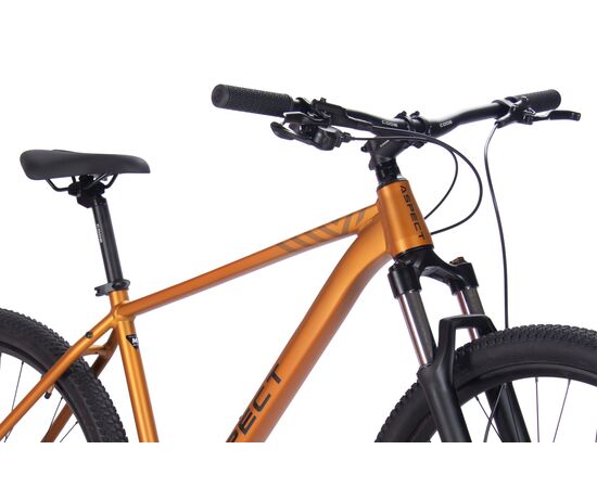Велосипед Aspect Nickel 27.5 (оранжевый, 2025), Цвет: оранжевый, Размер рамы: M, изображение 6