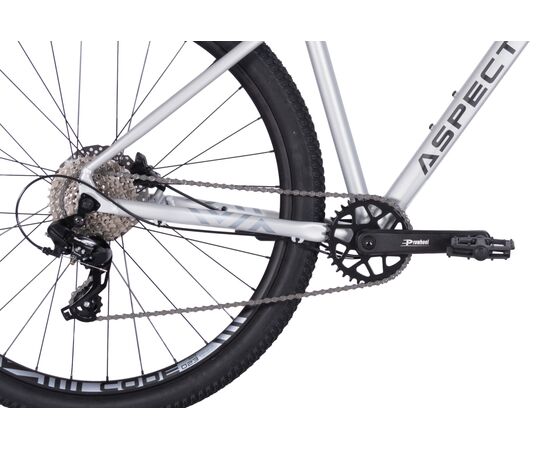 Велосипед Aspect Nickel 29 (серый, 2025), Цвет: серый, Размер рамы: L, изображение 5