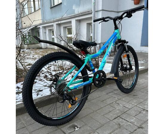 Велосипед AIST Rosy Junior 2.1 24 (голубой), Цвет: голубой, изображение 4