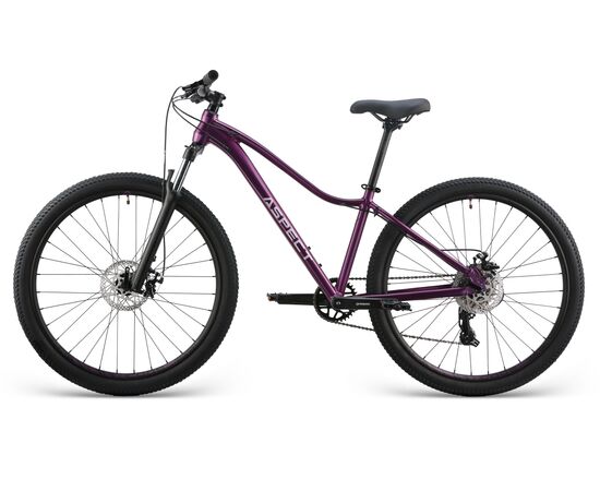 Велосипед Aspect Alma 27.5 (тёмно-фиолетовый, 2025), Цвет: фиолетовый, Размер рамы: S, изображение 2