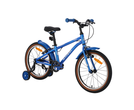 Детский велосипед Stark'25 Foxy Boy 18" (синий металлик/серебристый), Цвет: синий, изображение 2