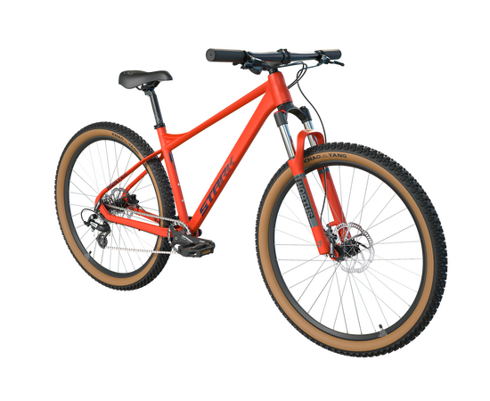 Велосипед Stark'25 Hunter 29.2 HD (оранжевый матовый/грозовой), Цвет: оранжевый, Размер рамы: 19", изображение 2