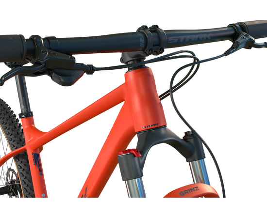 Велосипед Stark'25 Hunter 29.2 HD (оранжевый матовый/грозовой), Цвет: оранжевый, Размер рамы: 19", изображение 4