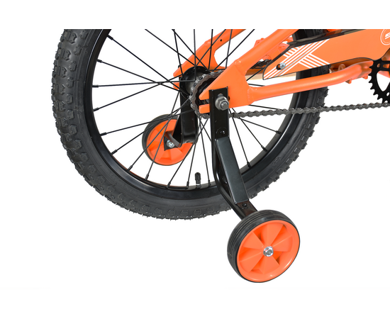 Детский велосипед Stark'23 Tanuki 18 Boy (оранжевый/серый/белый), Цвет: оранжевый, изображение 5