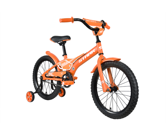 Детский велосипед Stark'23 Tanuki 18 Boy (оранжевый/серый/белый), Цвет: оранжевый, изображение 2