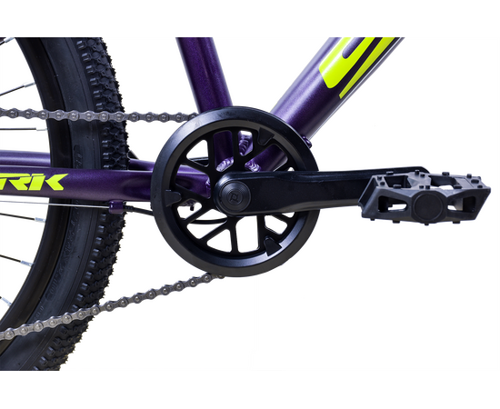 Велосипед Stark'25 Slash 24.1 D (фиолетовый матовый/кислотно-желтый), изображение 5