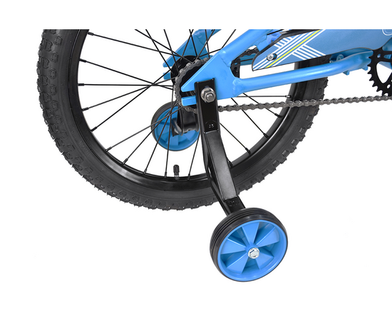 Детский велосипед Stark'23 Tanuki 18 Boy (синий/белый/желтый), Цвет: голубой, изображение 5