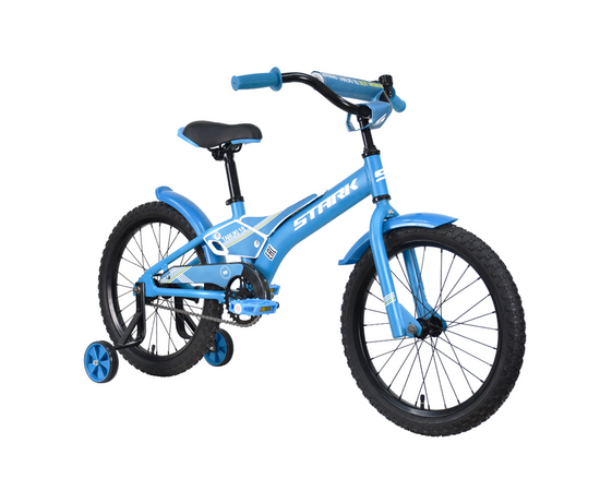 Детский велосипед Stark'23 Tanuki 18 Boy (синий/белый/желтый), Цвет: голубой, изображение 2