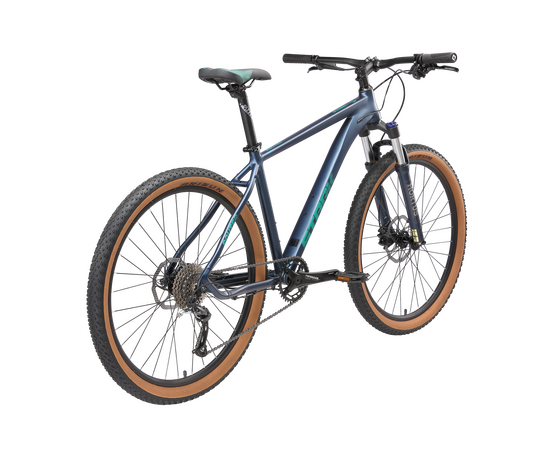 Велосипед Stark'25 Router 27.3 HD (грозовой матовый/зеленый), Цвет: синий, Размер рамы: 18", изображение 3