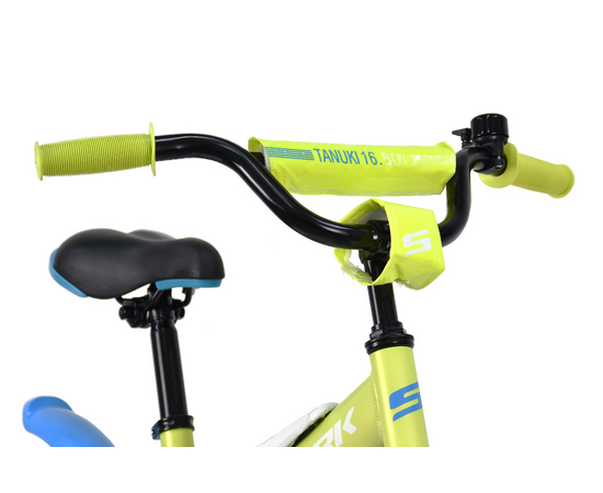 Детский велосипед Stark'23 Tanuki 16 Boy (зеленый/синий/белый), Цвет: салатовый, изображение 4