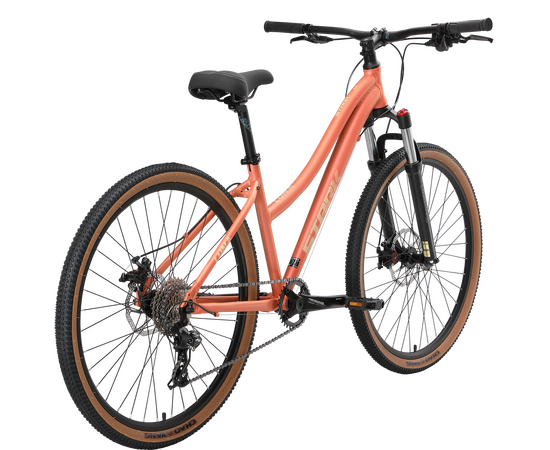 Велосипед Stark'25 Luna 27.1 D (коралловый матовый/персиковый), Цвет: красный, Размер рамы: 16", изображение 2