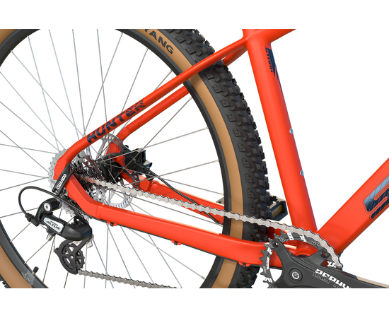 Велосипед Stark'25 Hunter 29.2 HD (оранжевый матовый/грозовой), Цвет: оранжевый, Размер рамы: 19", изображение 3