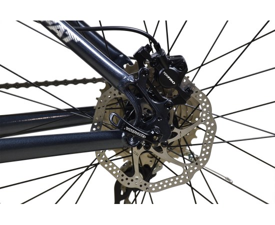 Велосипед Stark'25 Fat 26.3 HD (темно-серый/серебристый металлик), Цвет: серый, Размер рамы: 16", изображение 2