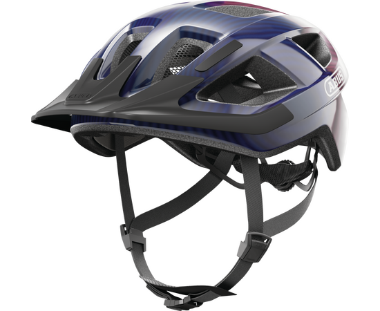 Шлем ABUS Aduro 3.0 (purple waves, фиолетовый), Цвет: фиолетовый, Размер: 58-62, изображение 3