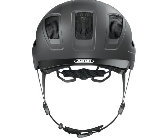 Шлем ABUS Hyban 2.0 (titan, серый), Цвет: серый, Размер: 56-61, изображение 2