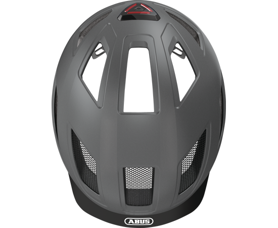 Шлем ABUS Hyban 2.0 (titan, серый), Цвет: серый, Размер: 56-61, изображение 4